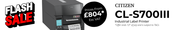 Flash sale for Citizen CL-S700III industrial label printer