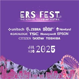 Purple background with a festival themed border. Heading text reads Purple background with a festival themed border. Heading text reads