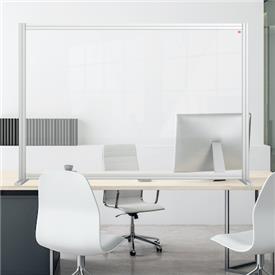 Premium Plus Modular Desk Divider Screen - Clear Acrylic