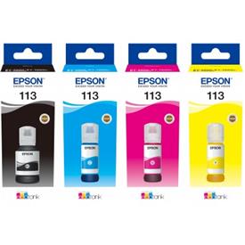 Epson 104 Ink Bottle Set for Ecotank Printers - Genuine Epson Original Ink