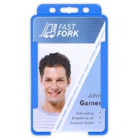 Biodegradable Open Faced ID Card Holders - Portrait  