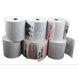 Professional Custom Pre-Printed Thermal Receipt Rolls Printed 1, 2 or 3 Colours