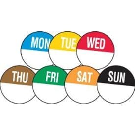 Removable Day of The Week Food Labels