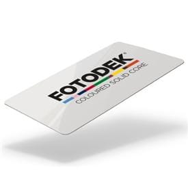 Image of Plain Plastic ID Cards - Coloured  - Solid Core