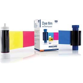 Official dye film, ribbons & cleaning kits for Magicard ID card printers.