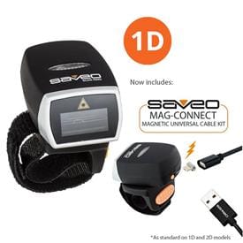 Wearable 1D Barcode Scanner with Bluetooth