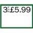 Image of 26x19 Price Labels Perm - With Colour Border