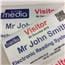 Image of Fabric Visitor Label Badge - Removable Adhesive