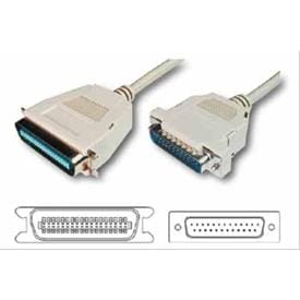 Image of Parallel Printer Cable 25 pin to 36 Centronic Male 1.5m (ERS-CAB-P1)